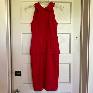 Red BCBG Maxazria Tula dress